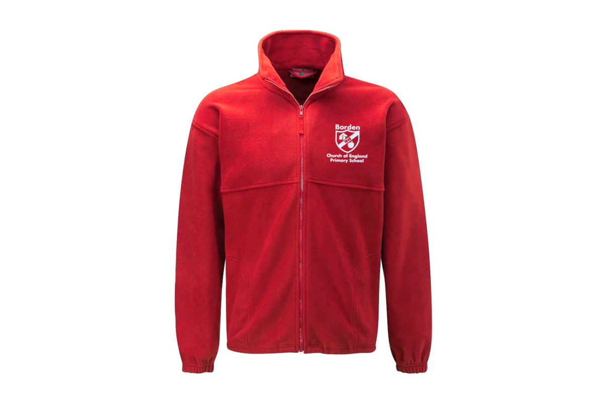 EKM AUTOGENERATED Borden C of E Primary School Fleece with logo City Sports Apparel