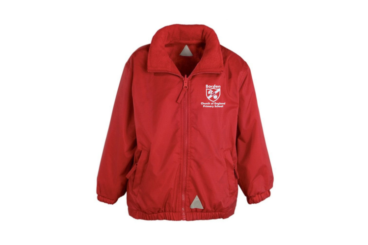 Borden C of E Primary Micro Fleece Lined Jacket (with logo)