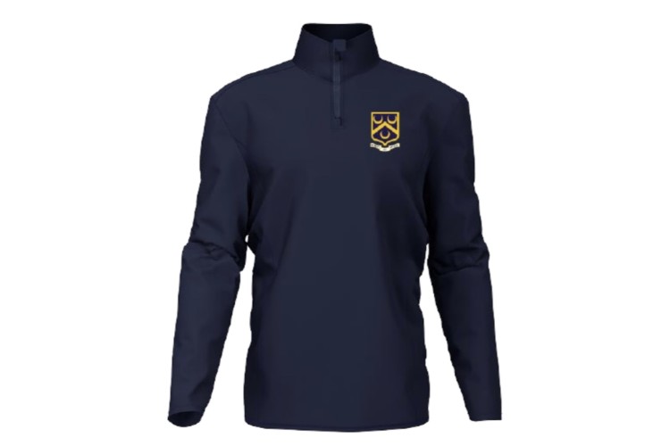 Borden Grammar PE Quarter Zip Top (Junior Sizes)