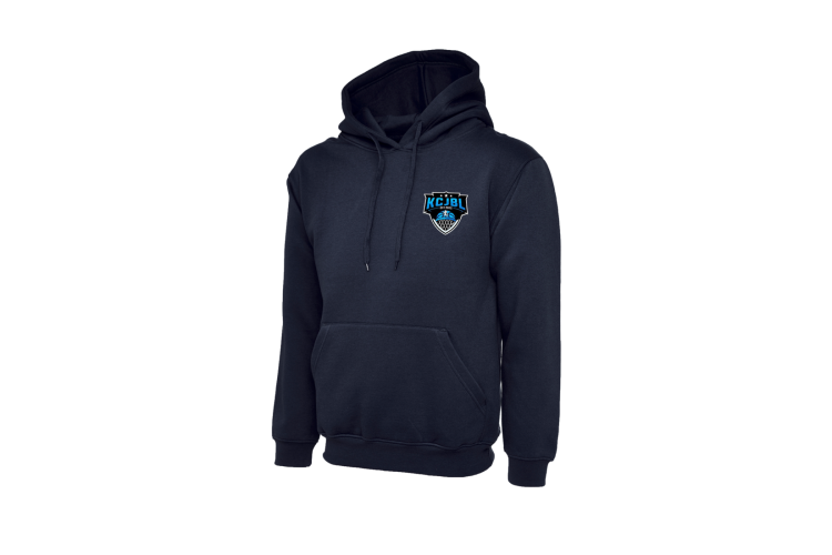 KCJBL NAVY HOODED TOP