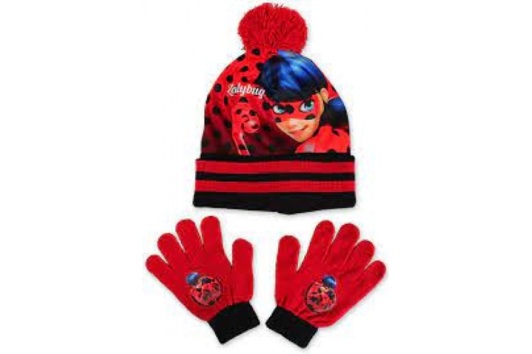 Ladybug Hat & Glove Set