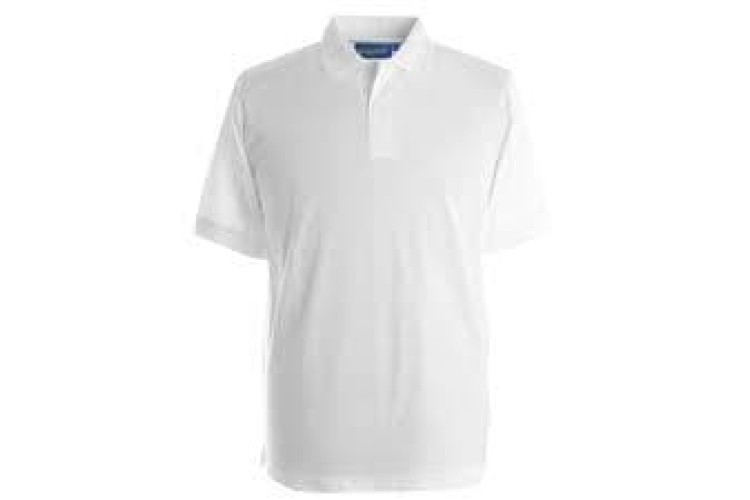 Lower Halstow White Polo Shirt with Logo