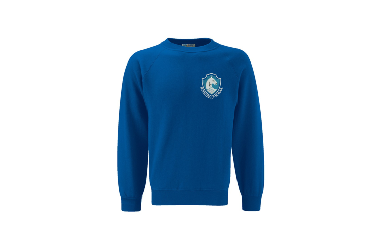 Minster Primary Round-Neck Sweatshirt with Logo