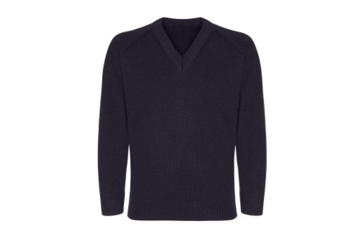 Navy V-Neck Jumper 