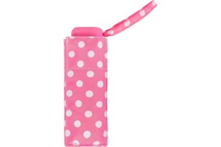 PINK POLKA DOT SUPER MINI UMBRELLA 