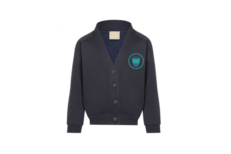 St Clements Cardigan with Logo