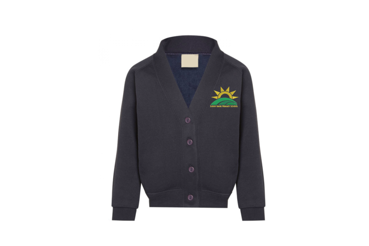 Sunny Bank Primary Cardigan with Logo