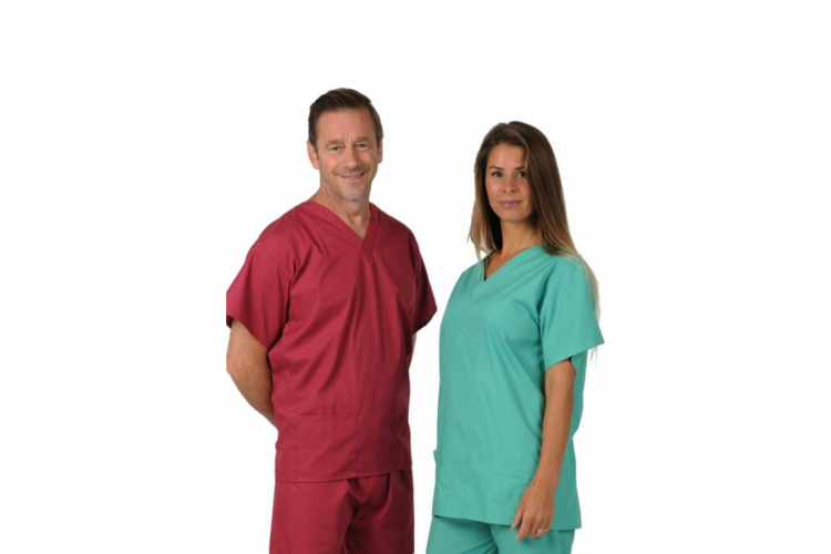 Unisex V-Neck Scrub Top