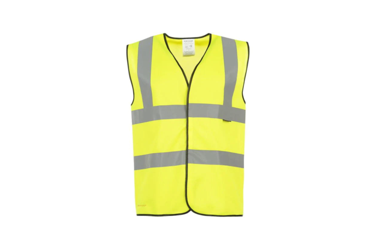 Warrior Hi-Vis Waistcoat Yellow