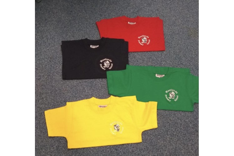 Westlands Primary House T-Shirts with Logo
